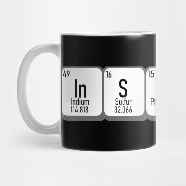 Inspire - Perodic Table - Funny Chemist, Science Teacher, Doctors and Science Club by TikaNysden